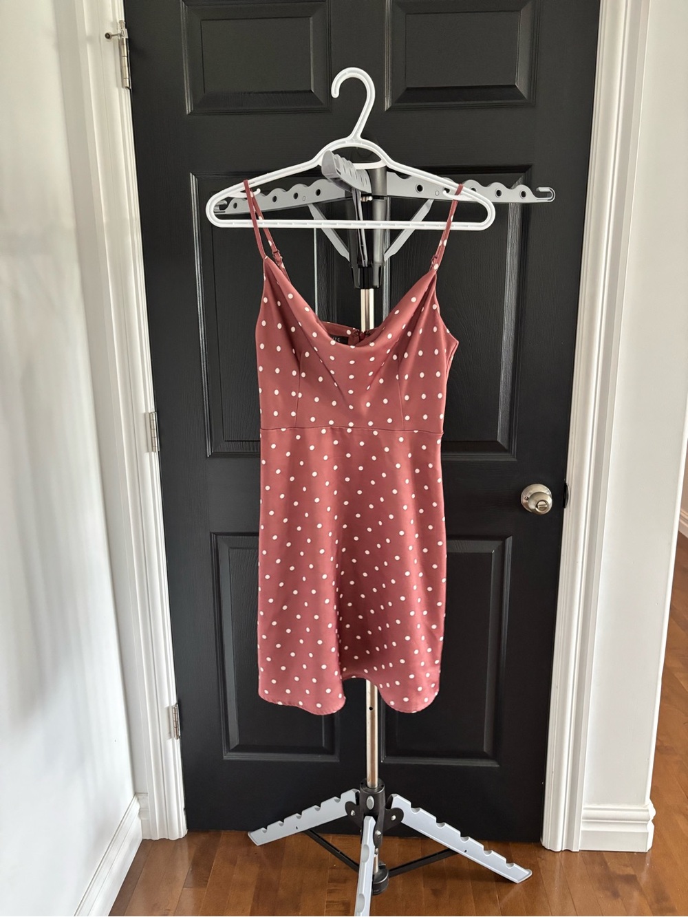 Dynamite silky dress - dusty rose colour
